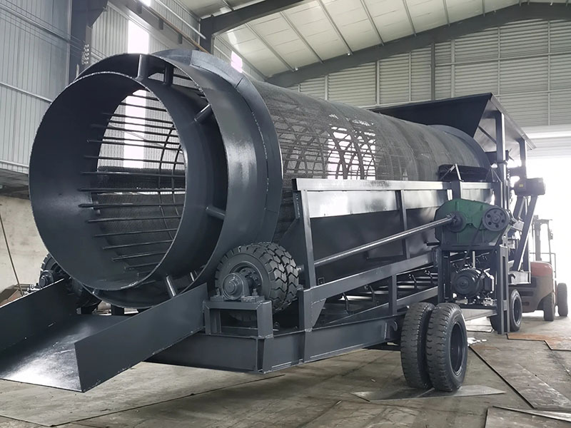 滾筒洗礦機廠家介紹滾筒洗礦機有哪些優點?(圓滾筒洗礦機)